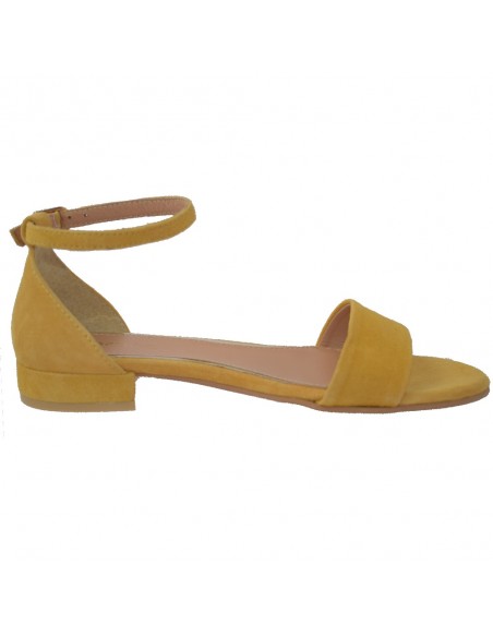 Sandale dama, din piele naturala, marca Gioseppo, 48940-08-12, galben