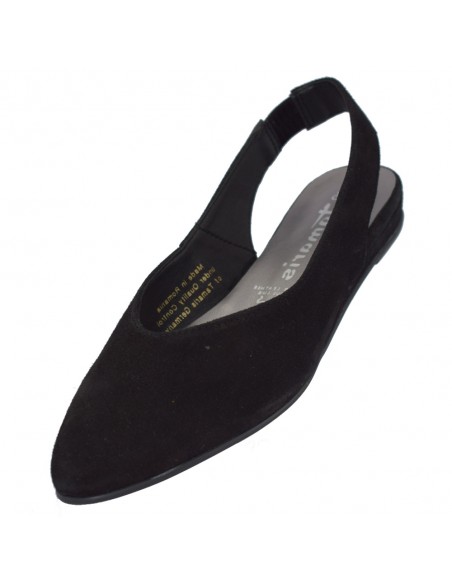 Pantofi dama, din piele naturala, marca Tamaris, 1-29406-22-01-10, negru