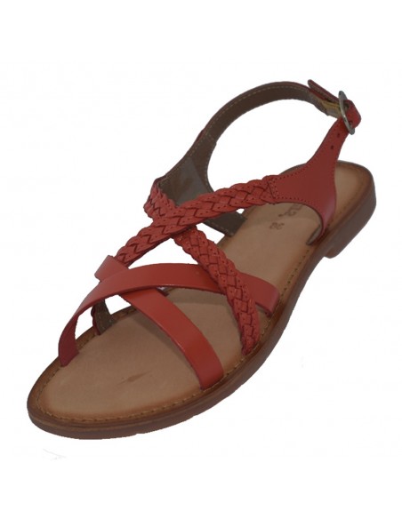 Sandale dama, din piele naturala, marca KicKers, 708850-50-11-134, orange