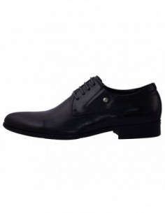 Pantofi eleganti barbati, din piele naturala, marca Eldemas, 2-086-10-01-24, negru