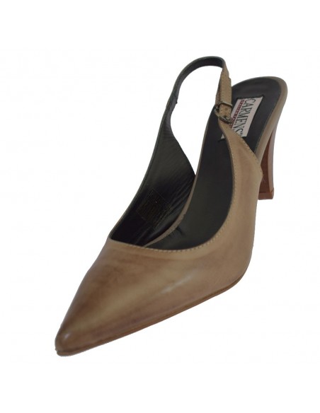 Pantofi dama, piele naturala, marca Carmens, Cod 23509-03-35, culoare taupe