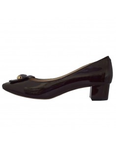 Pantofi dama, din piele naturala, marca Deska, 28292-30-33, bordo