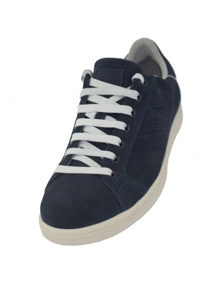 Pantofi sport barbati, piele naturala, marca Geox, Cod U620LB-42-06, culoare bleumarin