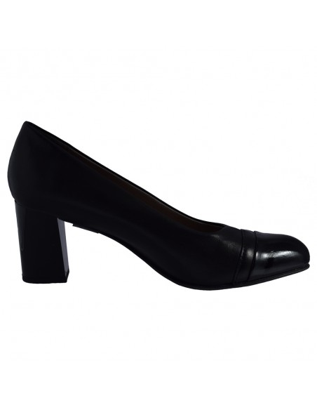 Pantofi dama, din piele naturala, Jana, 8-22492-24-01-O-09, negru