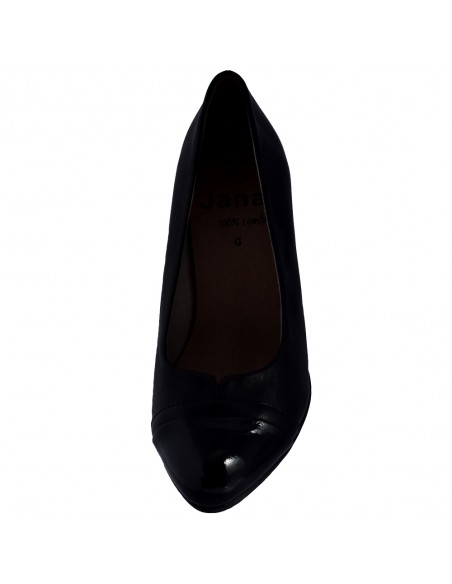 Pantofi dama, din piele naturala, Jana, 8-22492-24-01-O-09, negru