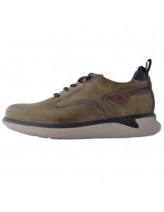 Pantofi barbati, din piele naturala, marca Fluchos, F0966-40-Q-146, kaki