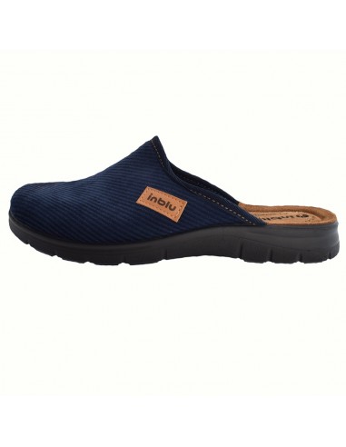Papuci de casa barbati, din textil, marca Inblu, BG43-004BLU-42-89, bleumarin
