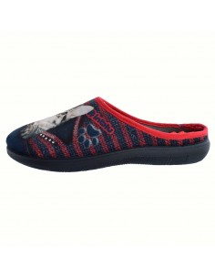 Papuci de casa dama, din textil, marca Inblu, EC68-004BLU-42-89, bleumarin