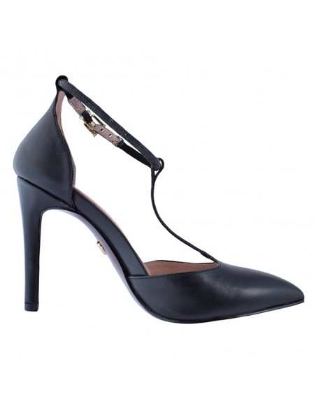 Pantofi dama, din piele naturala, marca Tamaris, 1-24408-28-081-01-10, negru