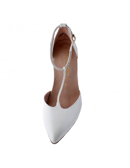 Pantofi dama, din piele naturala, marca Tamaris, 1-24408-28-180-13-10, alb