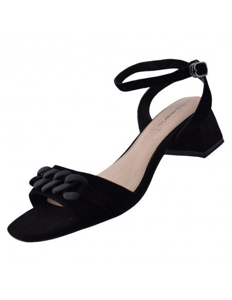 Sandale dama, din piele naturala, marca Tamaris, cod 1-28205-28-001-01-10, culoare negru