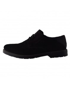 Pantofi bărbați, din piele naturală, Rieker, 13000-00-01-22, negru