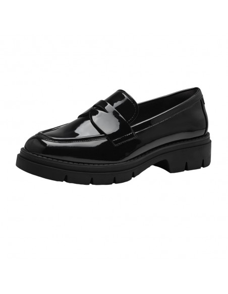 Pantofi dama, din piele naturala, Tamaris, 1-24313-42-018-01-10, negru