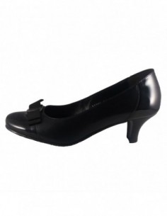 Pantofi dama, piele naturala, marca Deska, Cod 11395-01-33, culoare negru