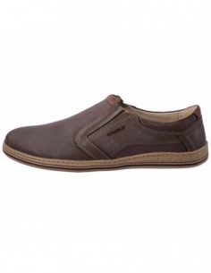 Pantofi barbati, piele naturala, marca Krisbut, Cod PBK 4897P-3-9-2, culoare maro