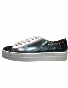 Pantofi dama, piele naturala, marca Botta, Cod 933-18-05, culoare argintiu
